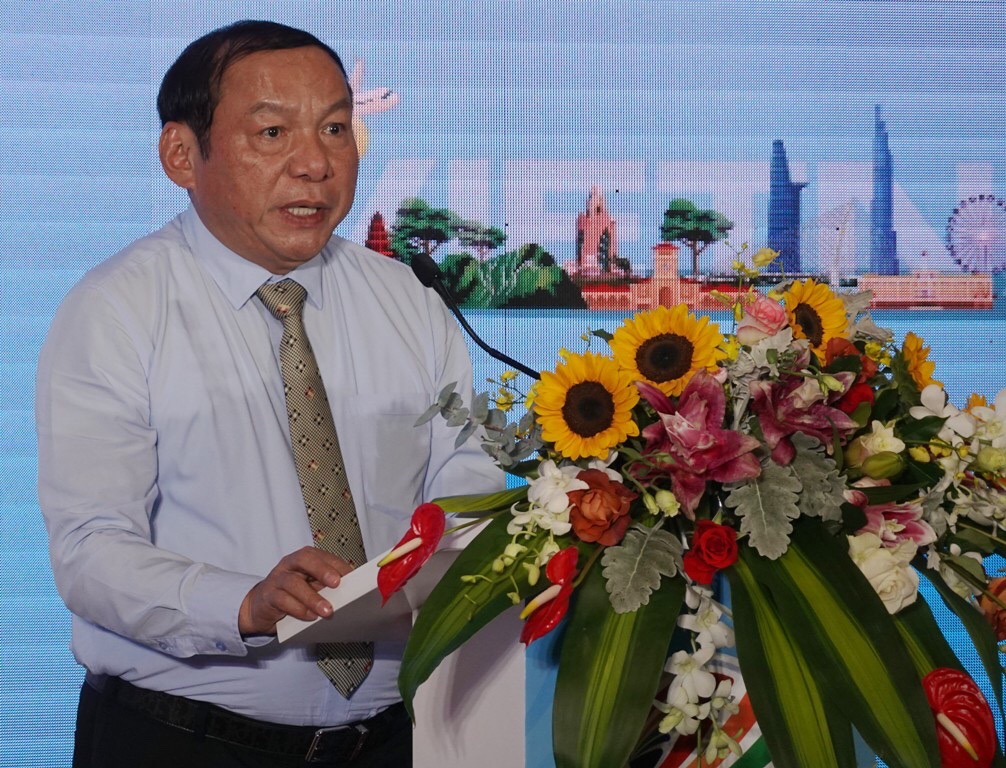 Bộ trưởng Bộ Văn hóa, Thể thao và Du lịch Nguyễn Văn Hùng phát biểu tại sự kiện